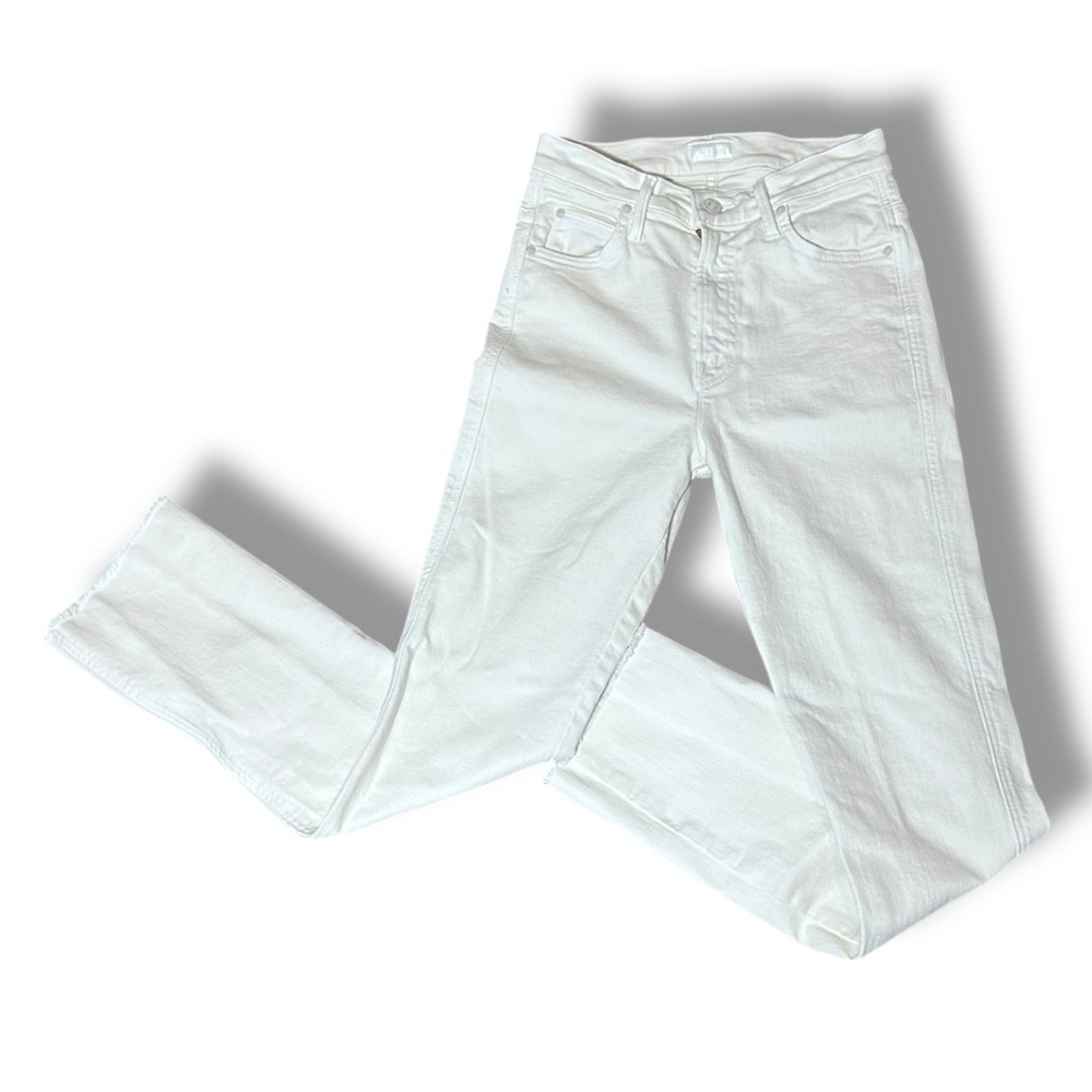 MOTHER The Looker Cream For A Day Jeans Size 25